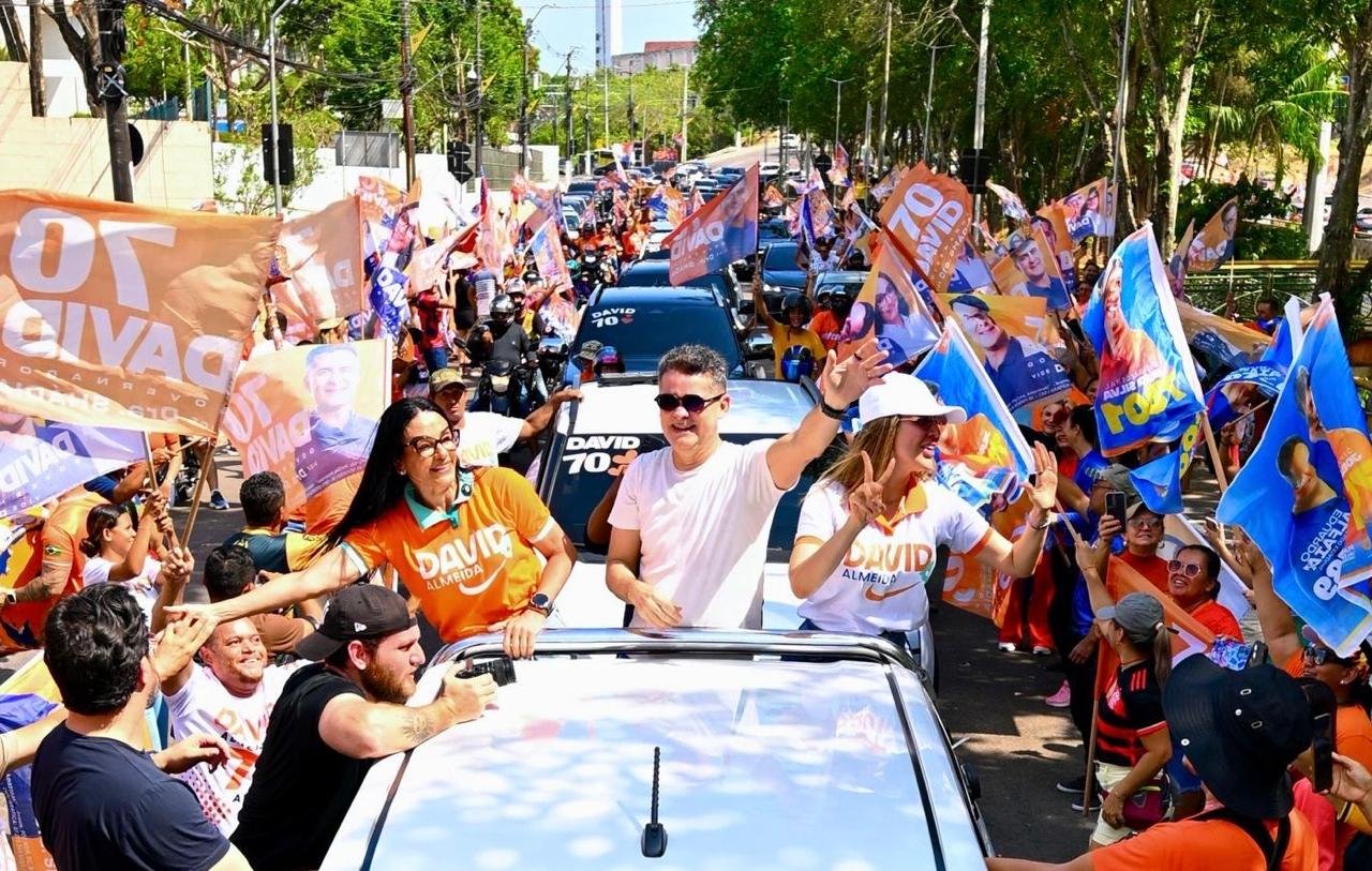 David Almeida participa de mobilização eleitoral neste domingo em Manaus